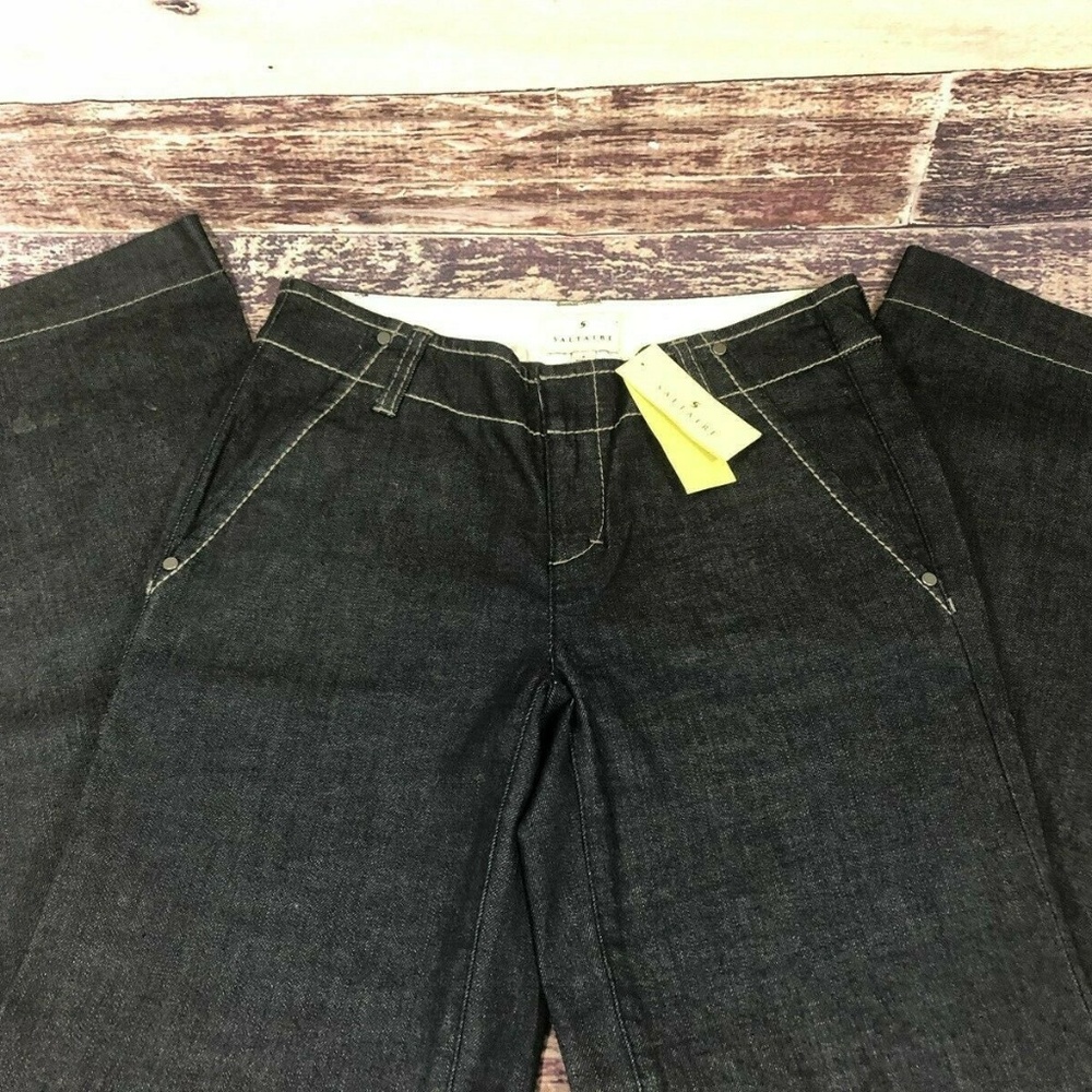 Saltaire Blue Jeans Flare Leg Size 4 New Old Stock